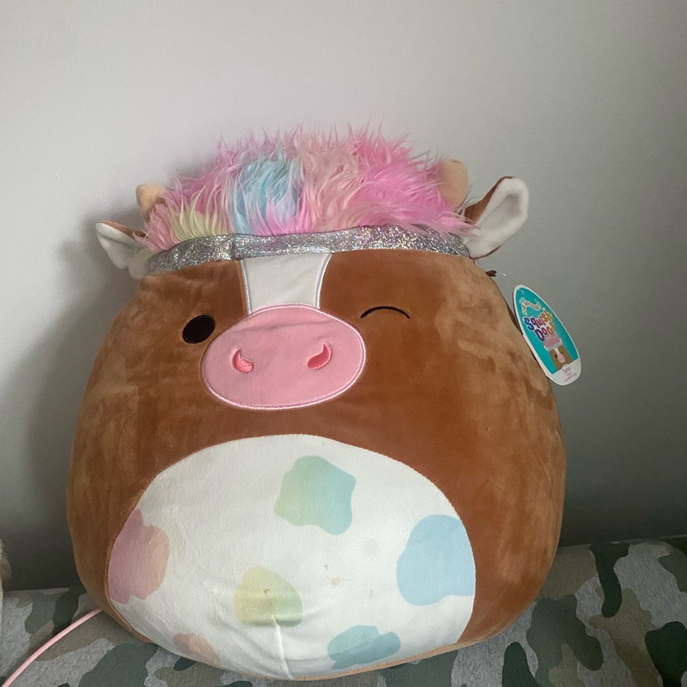 14” Squishmallow Tomar The Cow